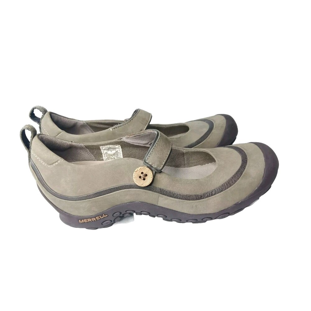 Merrell Plaza Emme Smoke Mary Jane Comfort Shoes Women's Size 9.5 M